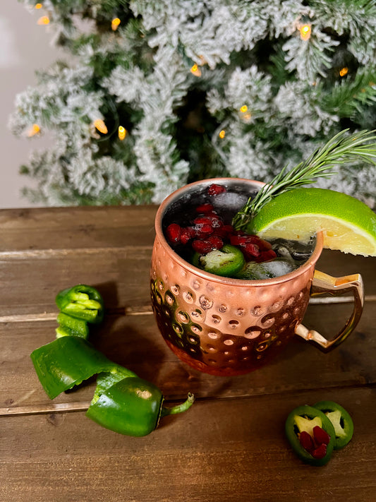 Spicy Pomegranate Grapefruit Mule